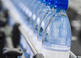 packiging line of water bottles